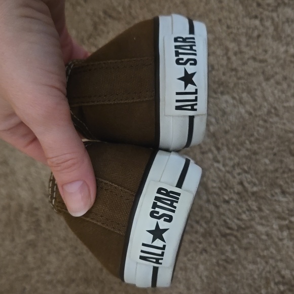 Converse Chuck Taylor All Star Low Top Brown Canvas Sneakers Women’s Size 10 New - Picture 13 of 14